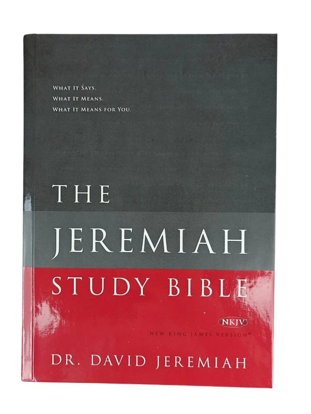 The Jeremiah Study Bible By Dr. David Jeremiah 2013 Hardcover NKJV Christian